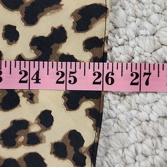 ZARA Animal Print Bow Tie Top - Picture 16 of 17